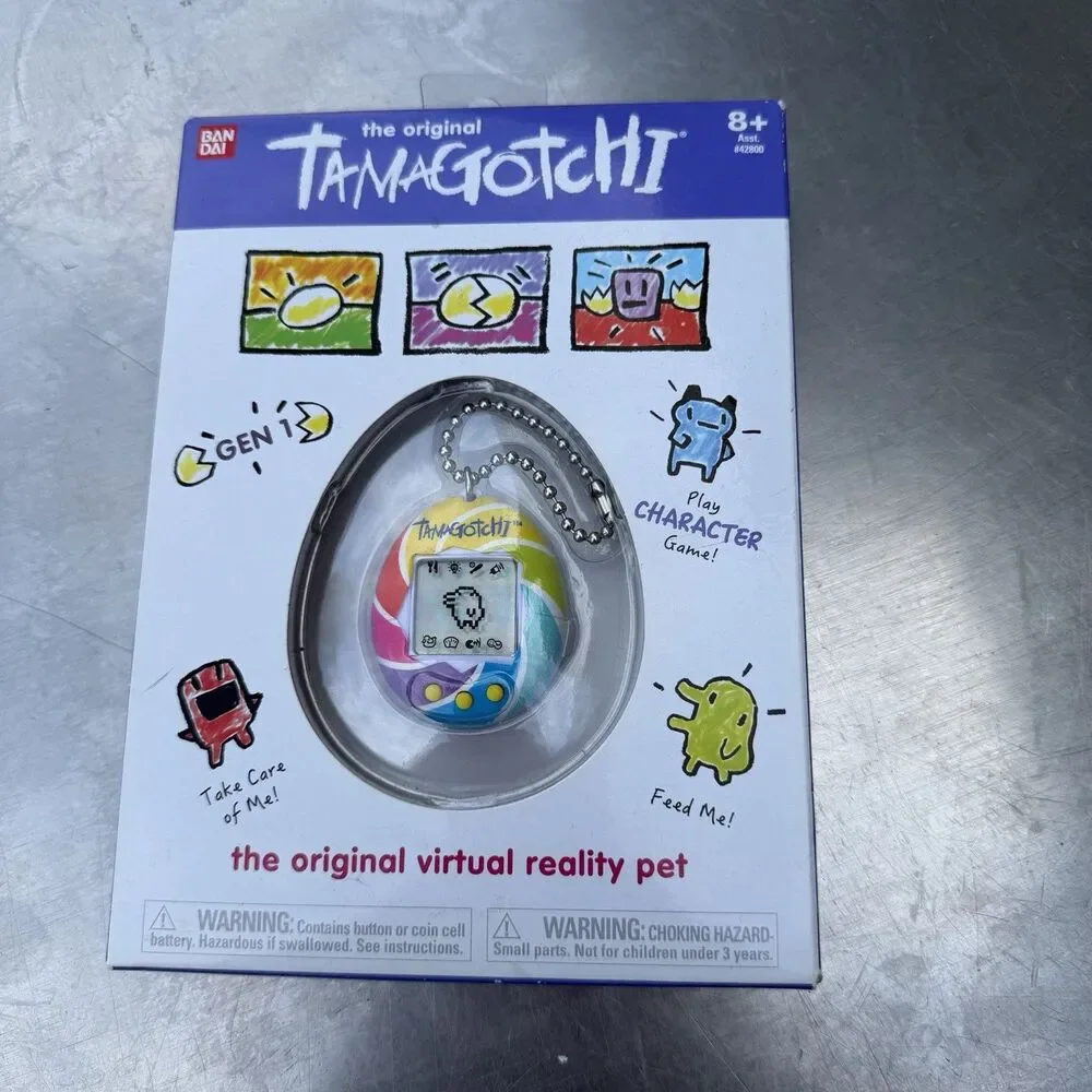 Bandai Original Tamagotchi Gen 1 Rainbow Virtual Reality Pet New Sealed